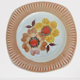 Earthenware plate 1970 Montodovi Italy