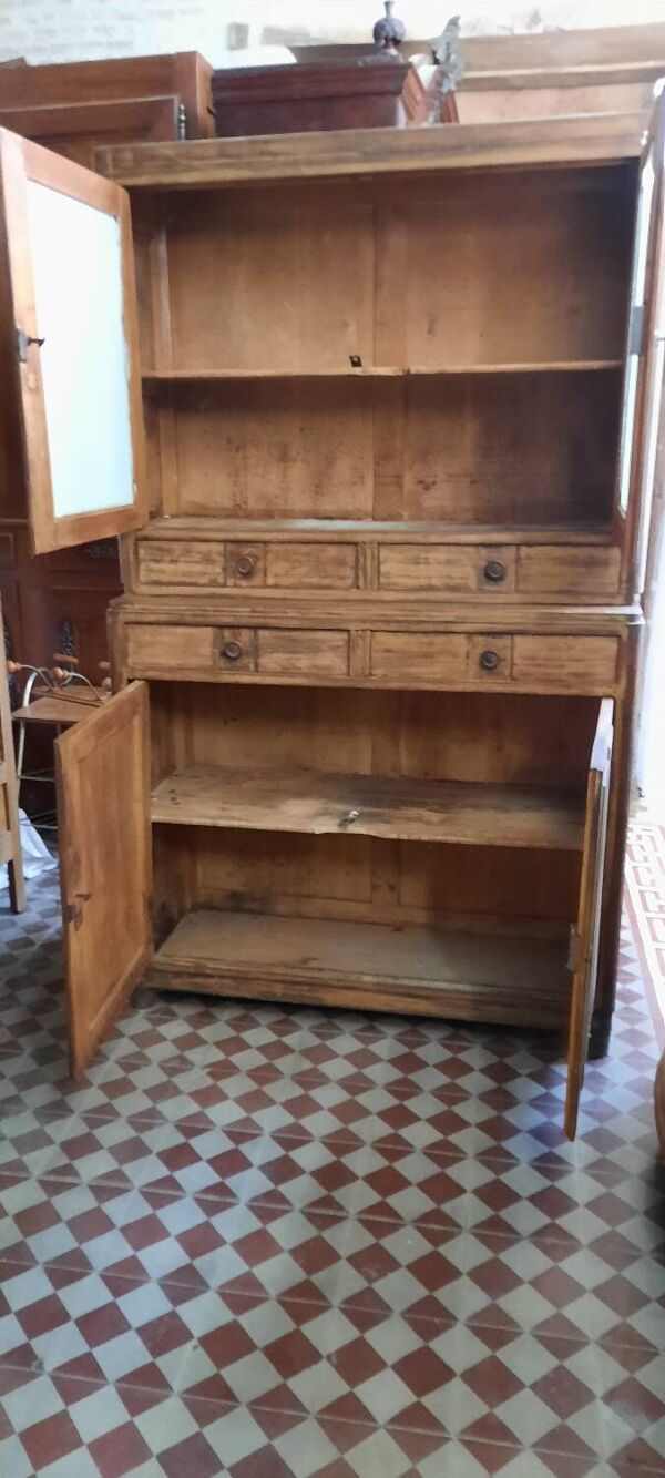 Buffet deux corps vintage
