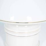 Vintage glass table lamp from the 70s, space age mushroom.