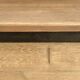 Nesting tables brutalist style solid oak 1960s