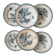 6 Gien plates from the 19th century