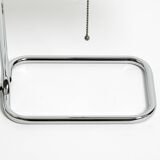 Large original 1980s chrome table lamp by Florian Schulz