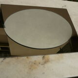 Heavy 2 tone Italian glass mirror