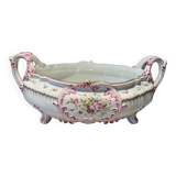 Planter with floral decor kg luneville