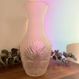 Molded glass vase