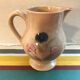 Former MBFA Pornic pitcher - ceramic handle and painted by Helena France vintage