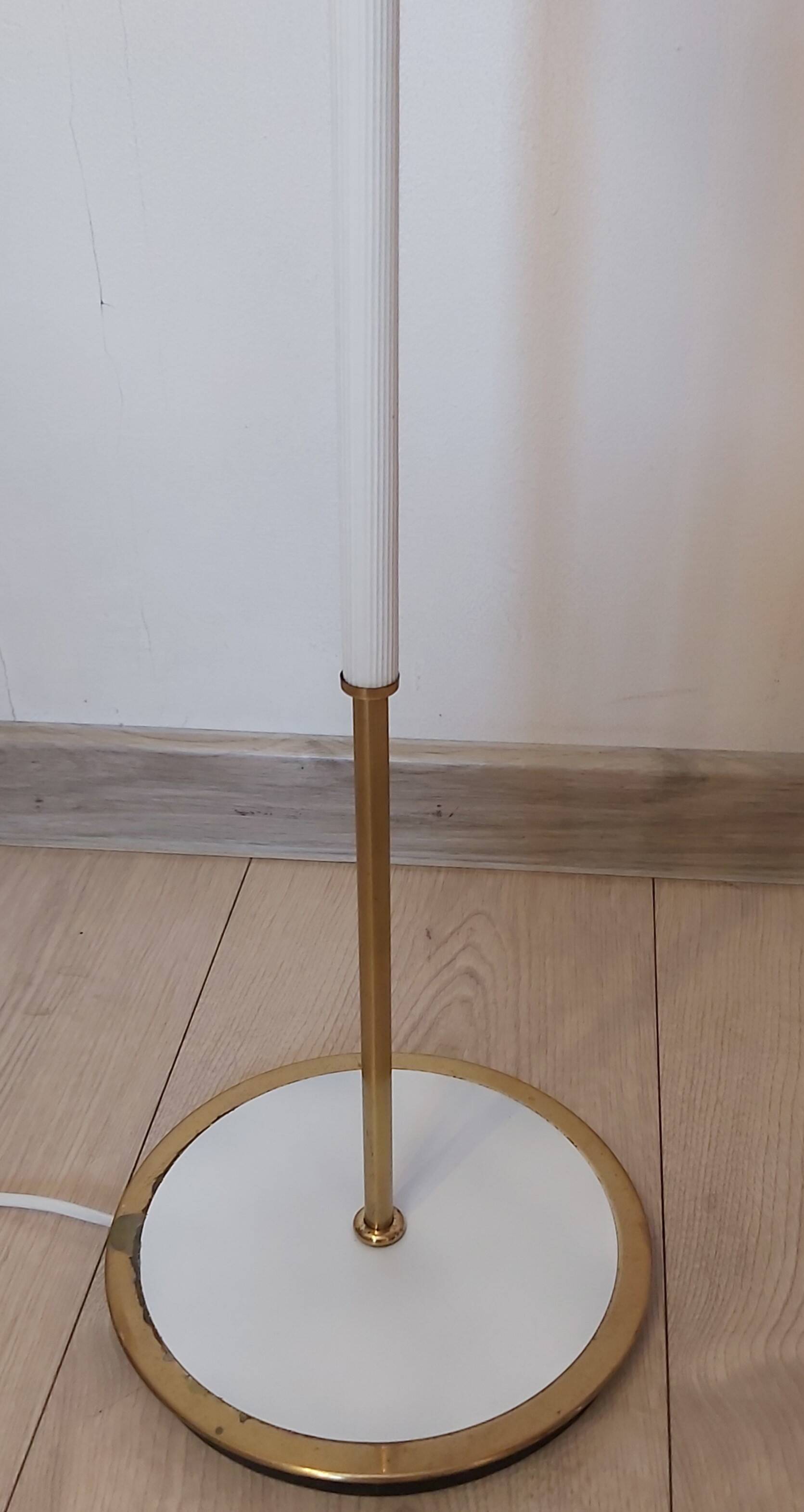 Lampadaire avec abat-jour style Rispal