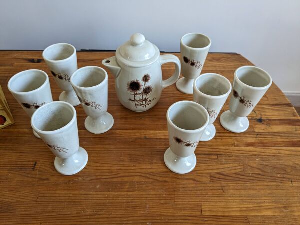 Service à café 9 pièces de Sarreguemines