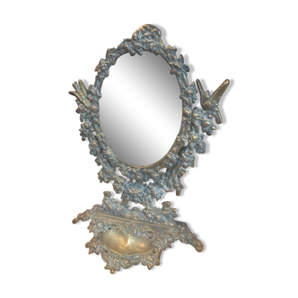 Psyche brass mirror