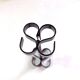 Box of 12 wrought iron cutlery holders