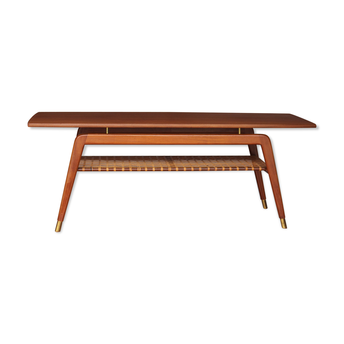 Mid century teak coffee table by Aase Dreieri, Norway 1950