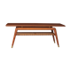 Mid century teak coffee table by Aase Dreieri, Norway 1950