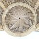 Emmanuelle in rattan and wicker armchair Italy 1960's