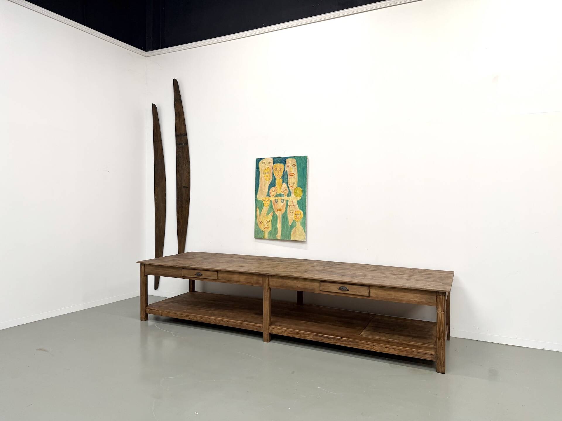 XXL draper's table from the 1950s