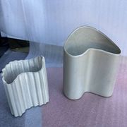 Pair of contemporary designer vases by Bloomingville