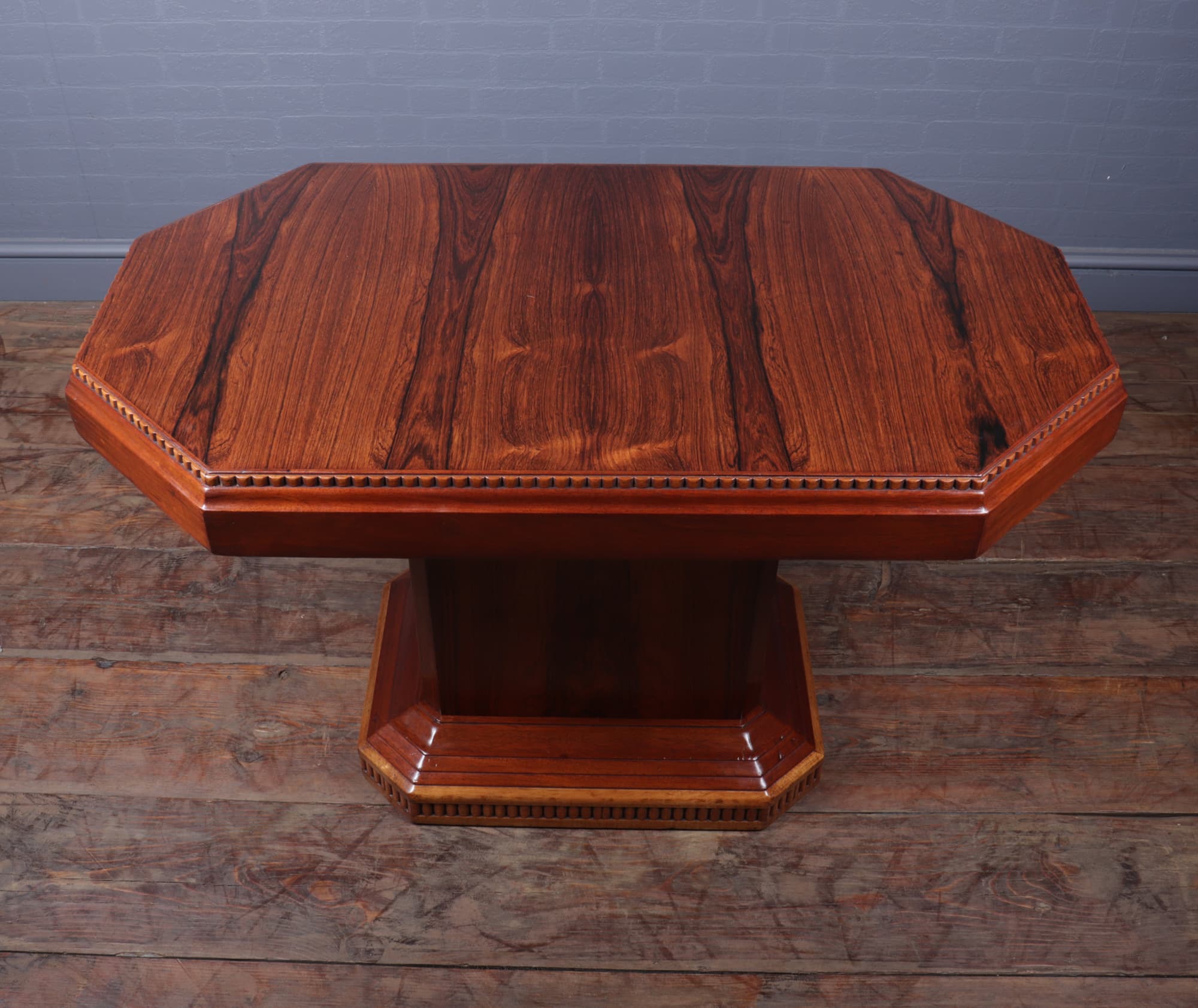 French Art deco rosewood coffee table c 1920
