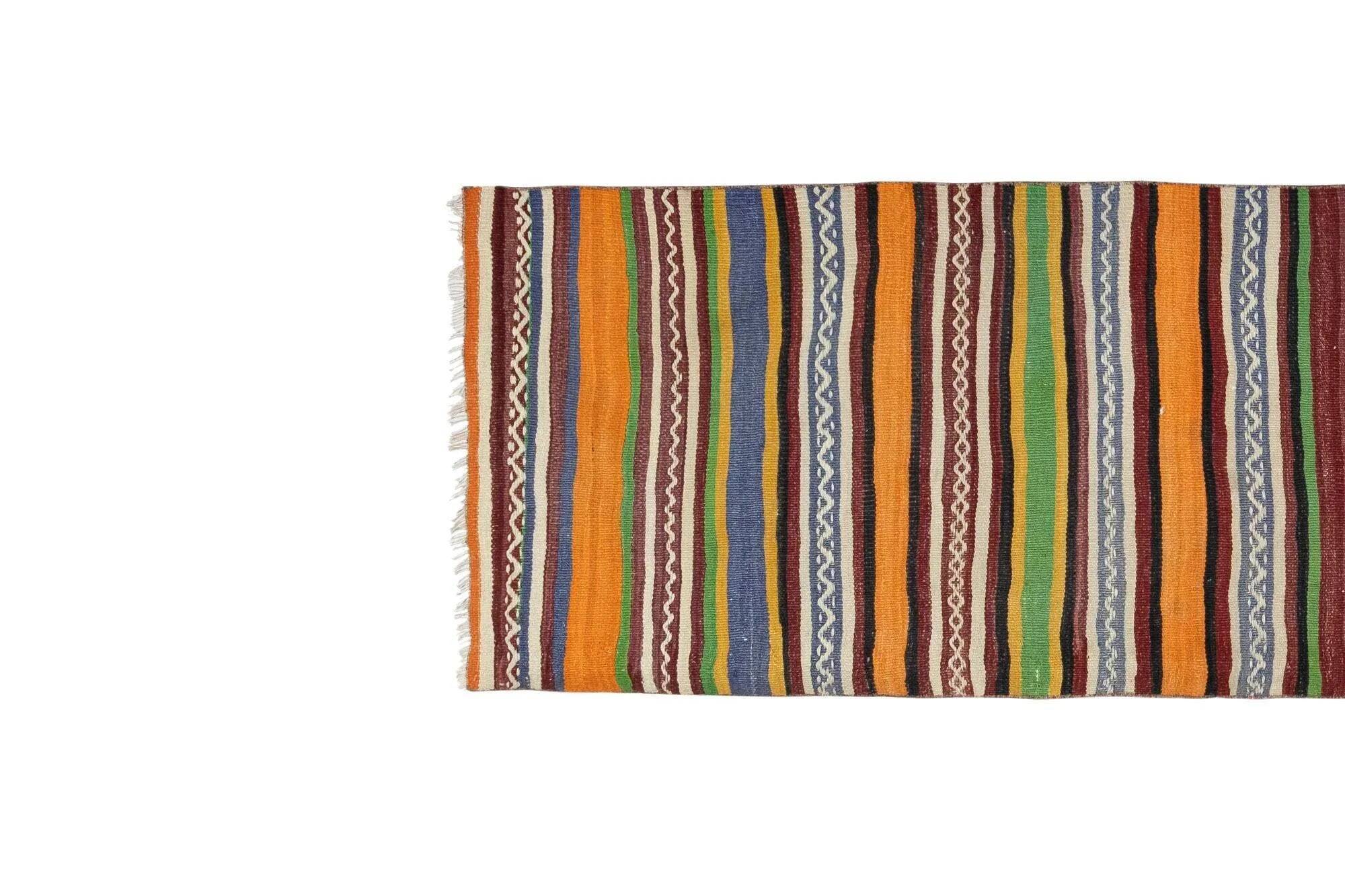 Vintage Turkish hallway rug 73x330 cm