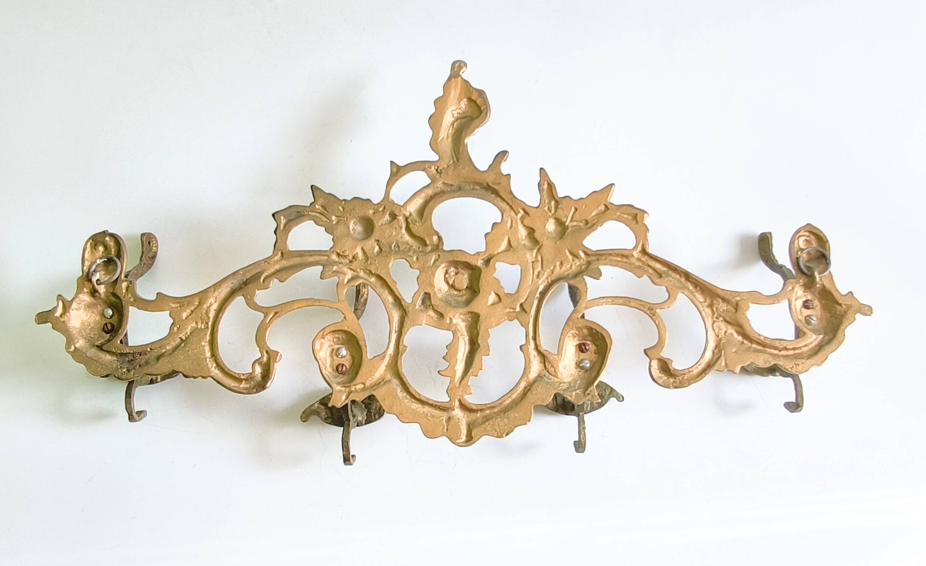Bronze coat rack in Imperial style from the 1950s.