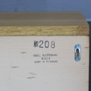 Rare porte manteau mural en bois de frêne Aksel Kjersgaard des années 1970, Danemark