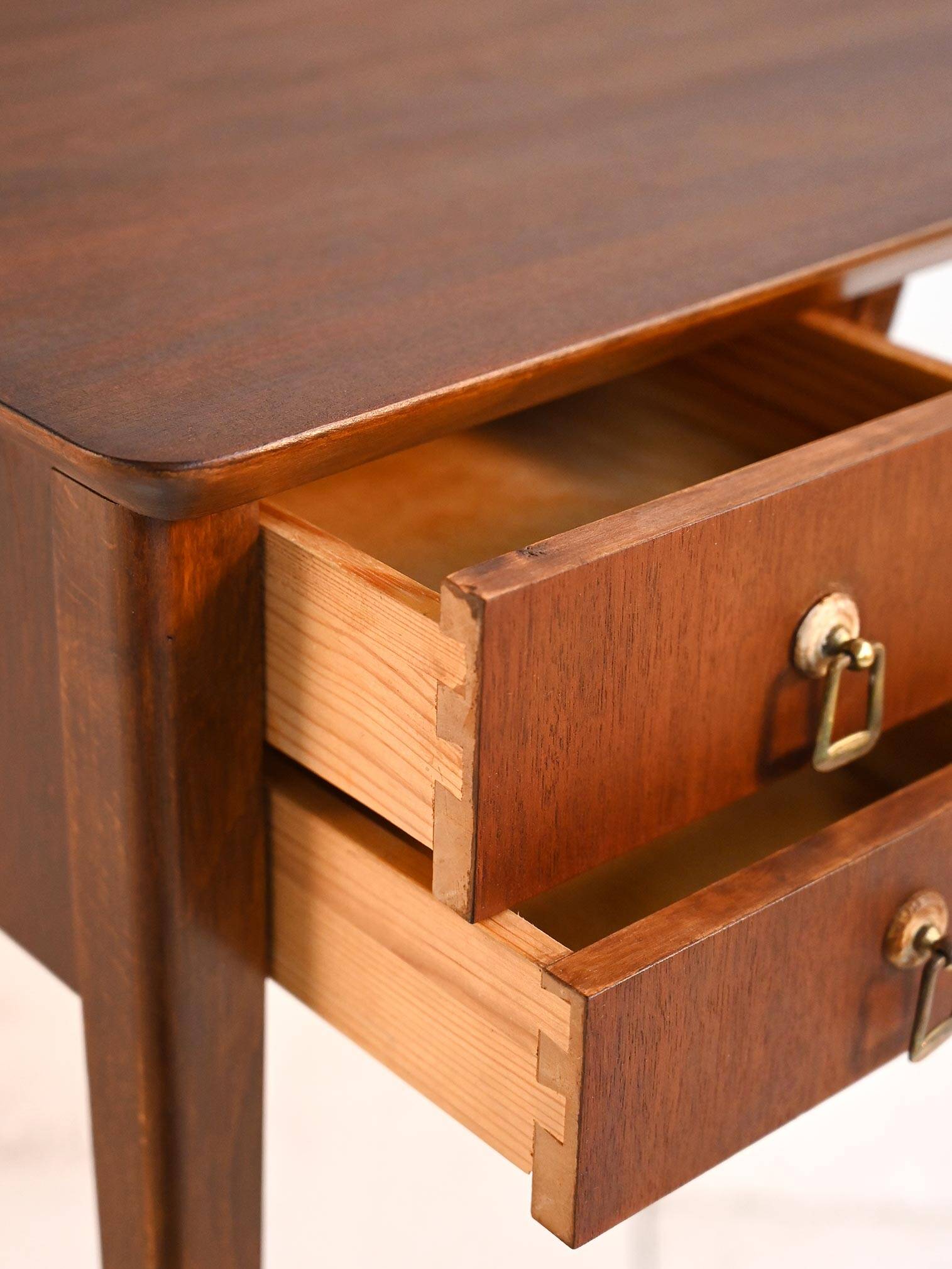 Mid-century mahogany desk, 1950s–60s