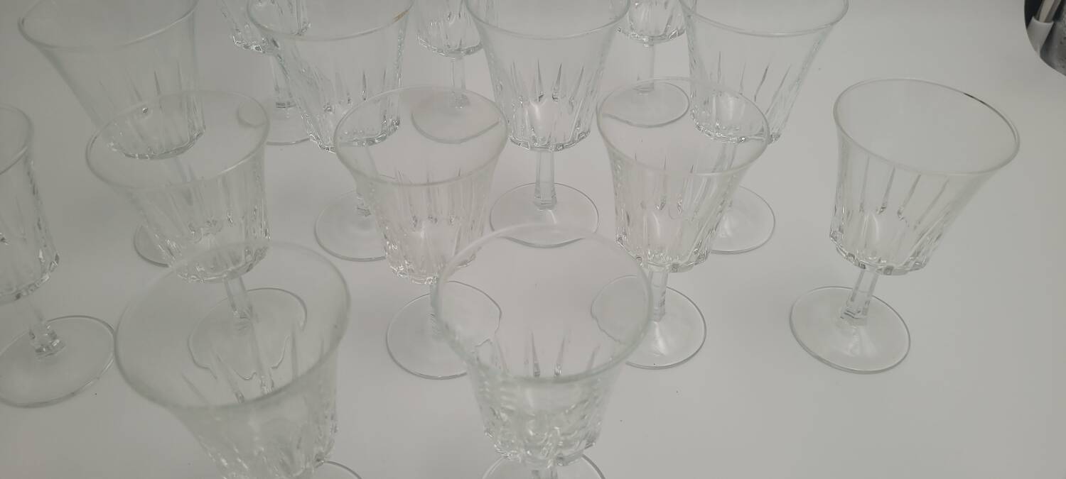 70's stemware