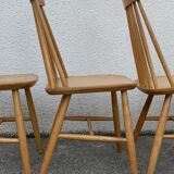 Scandinavian chairs Pinnstol ZPM Radomsko 1950