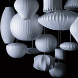 Saucer S hanging lamp by George Nelson