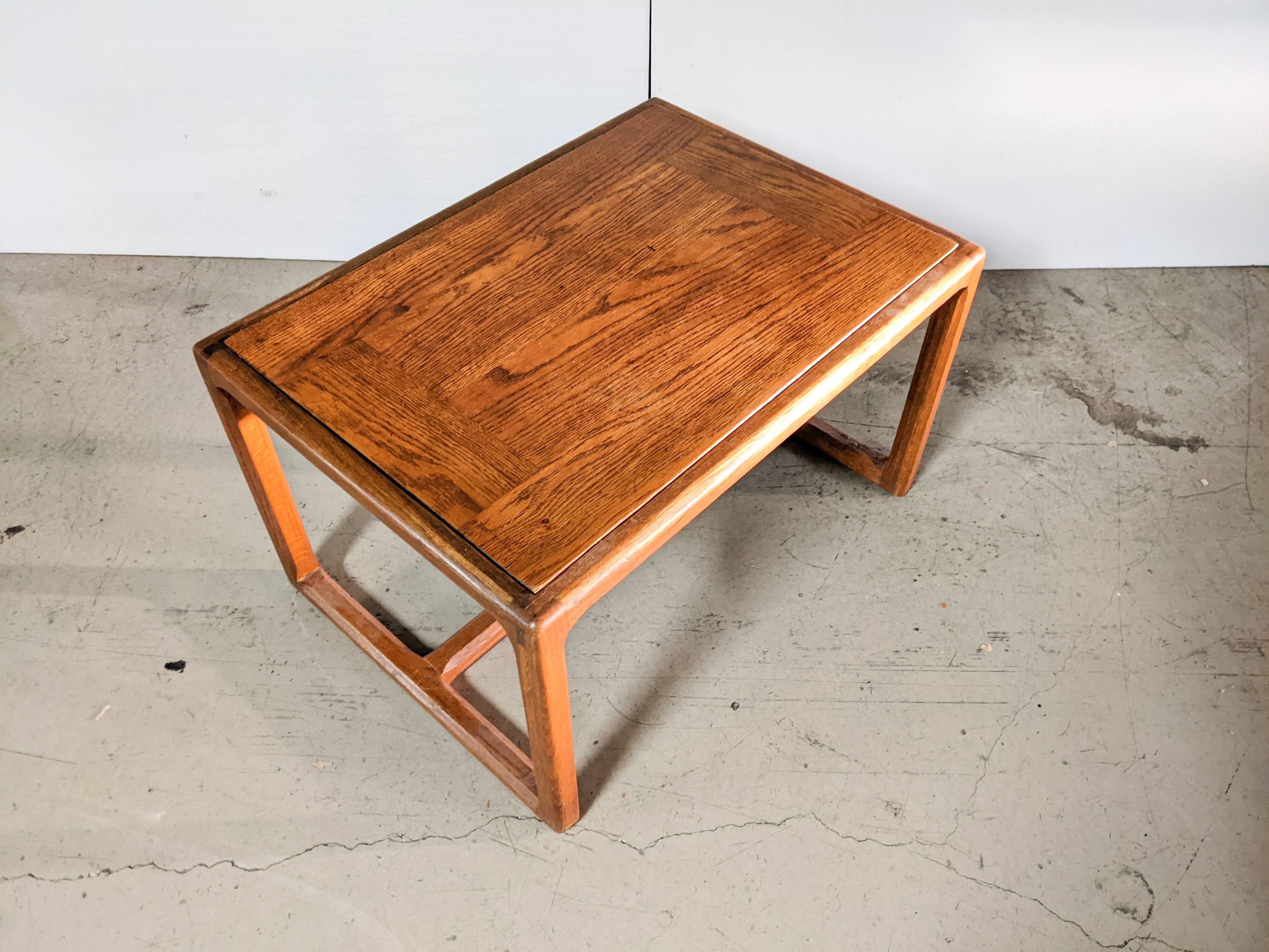 Vintage rectangular rosewood coffee table, Scandinavian design