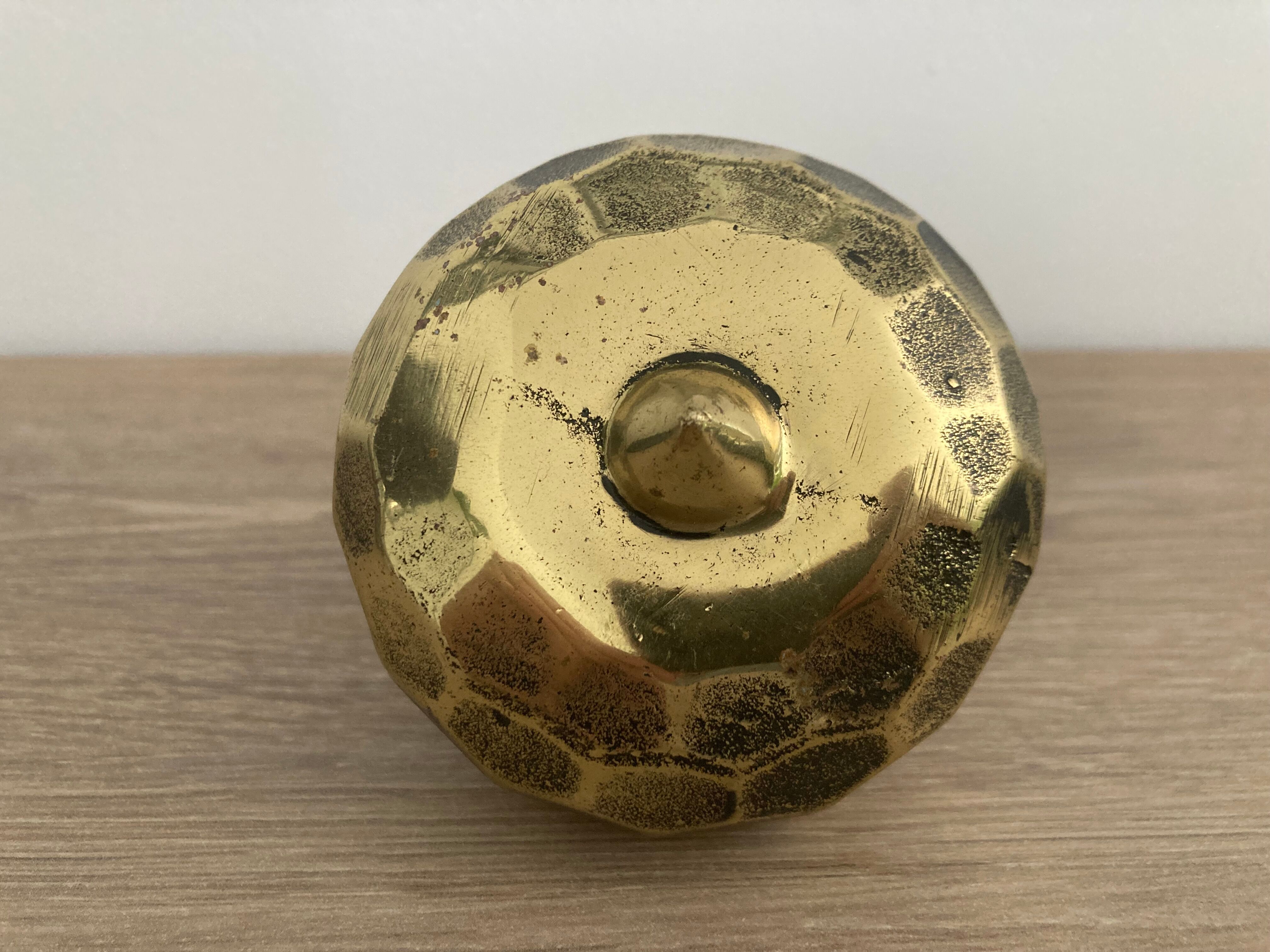 Solid brass entrance door handle