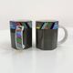 Paire de tasses Scenario Metropol de Barbara Brenner pour Rosenthal, 1990