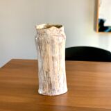 Brutalist vase signed 90