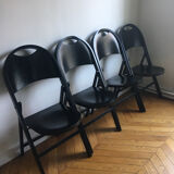 Castiglioni folding table & chairs 1965