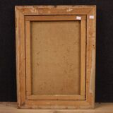 Signed Italian painting portrait of a young girl from the 20th century