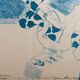 Original lithograph signed by Gérald Diaz, dit GÉRARDIAZ, Les vacances (essays), 1969