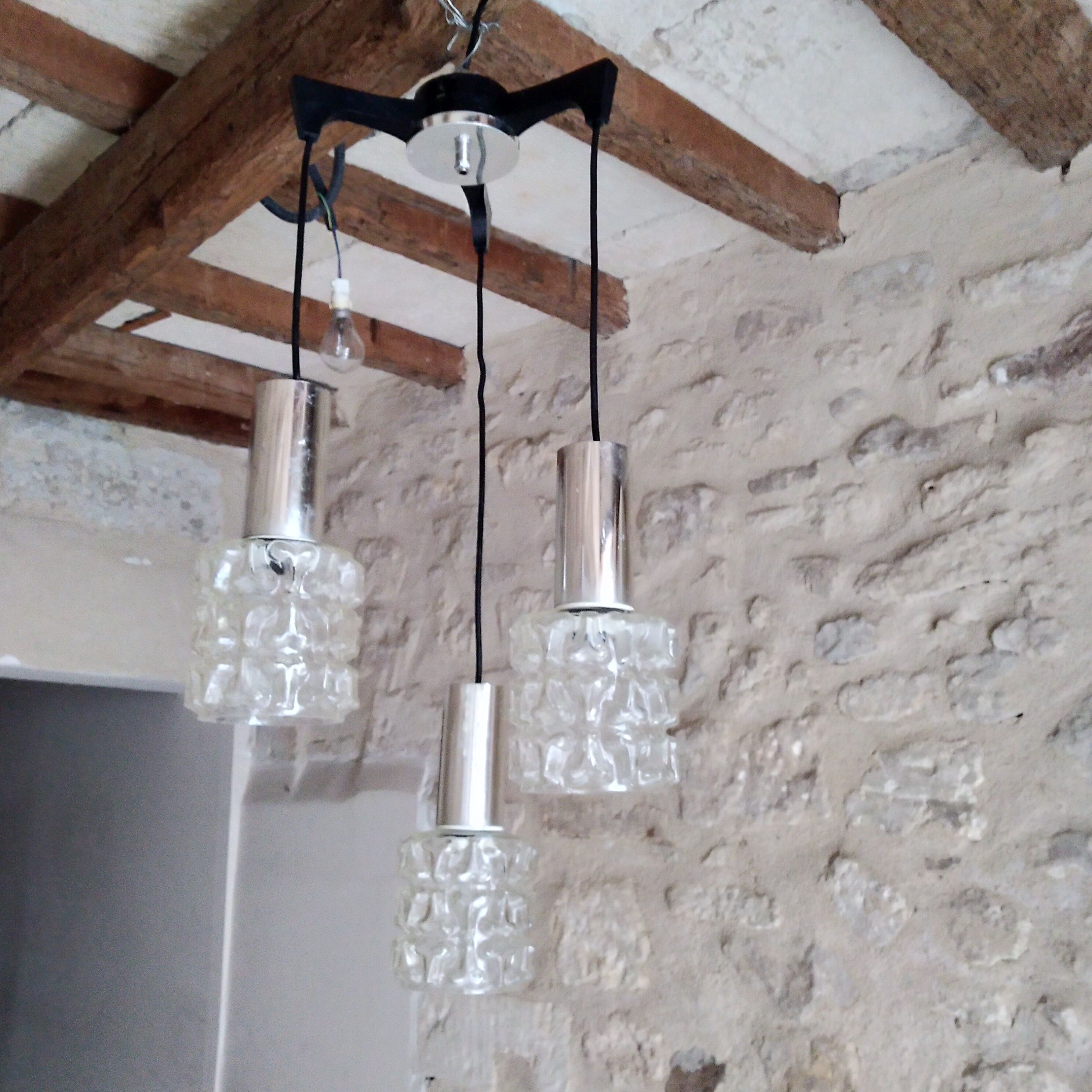 Raak waterfall chandelier 1960