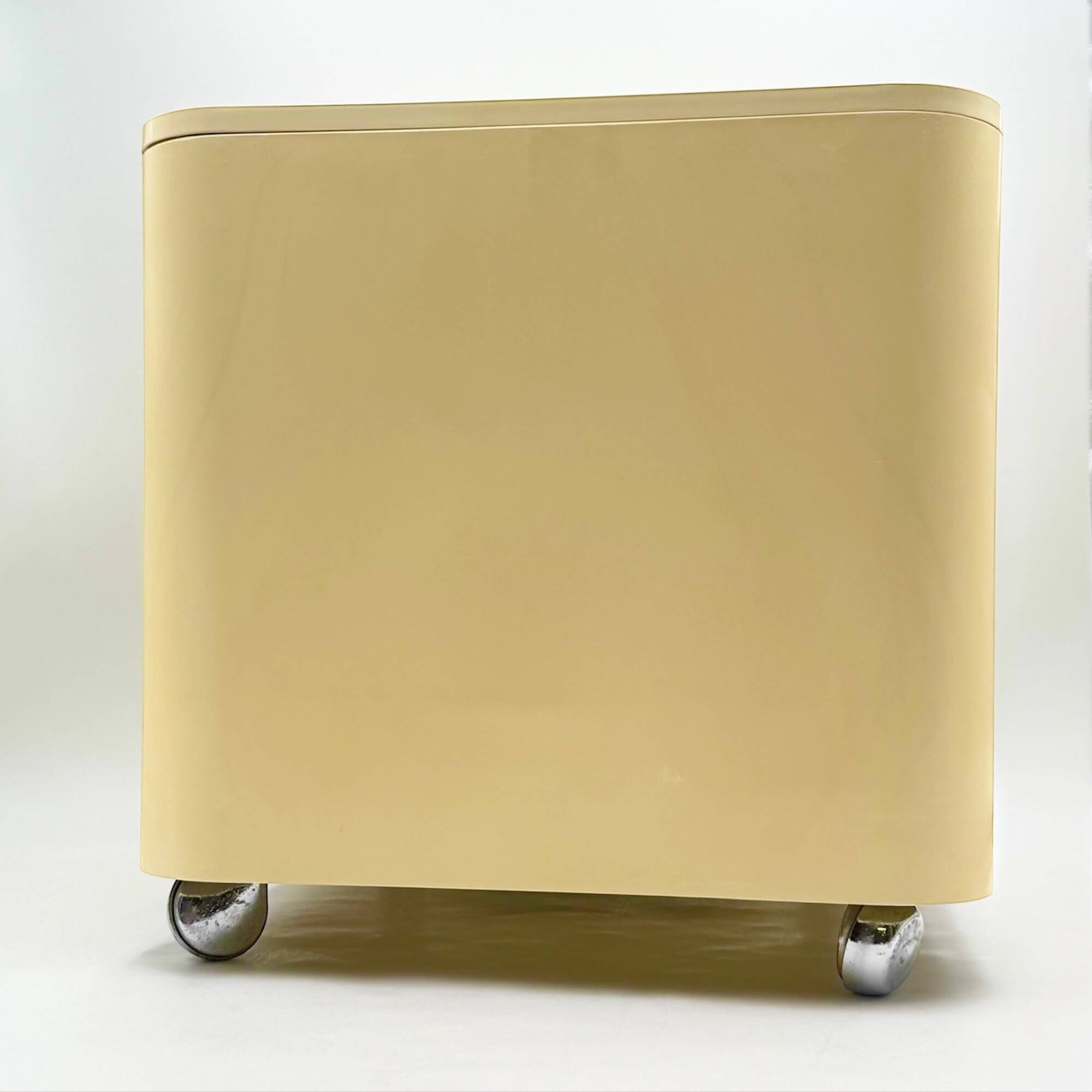 Table conteneur par m. siard pour dime longato – italie, années 1970