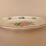 Oval dish, fine street lamp, KG Lunéville