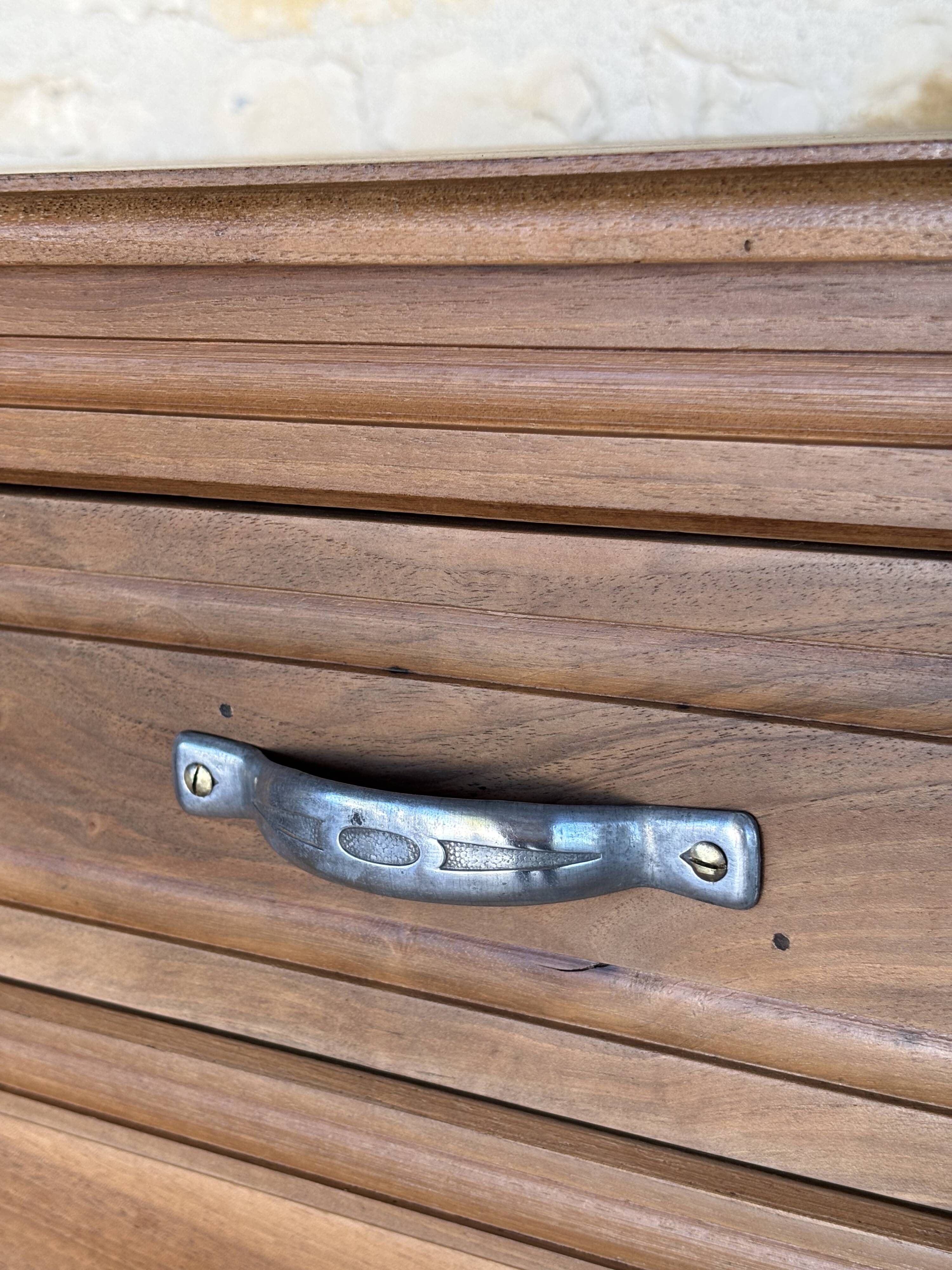 Restored solid wood Art Deco sideboard