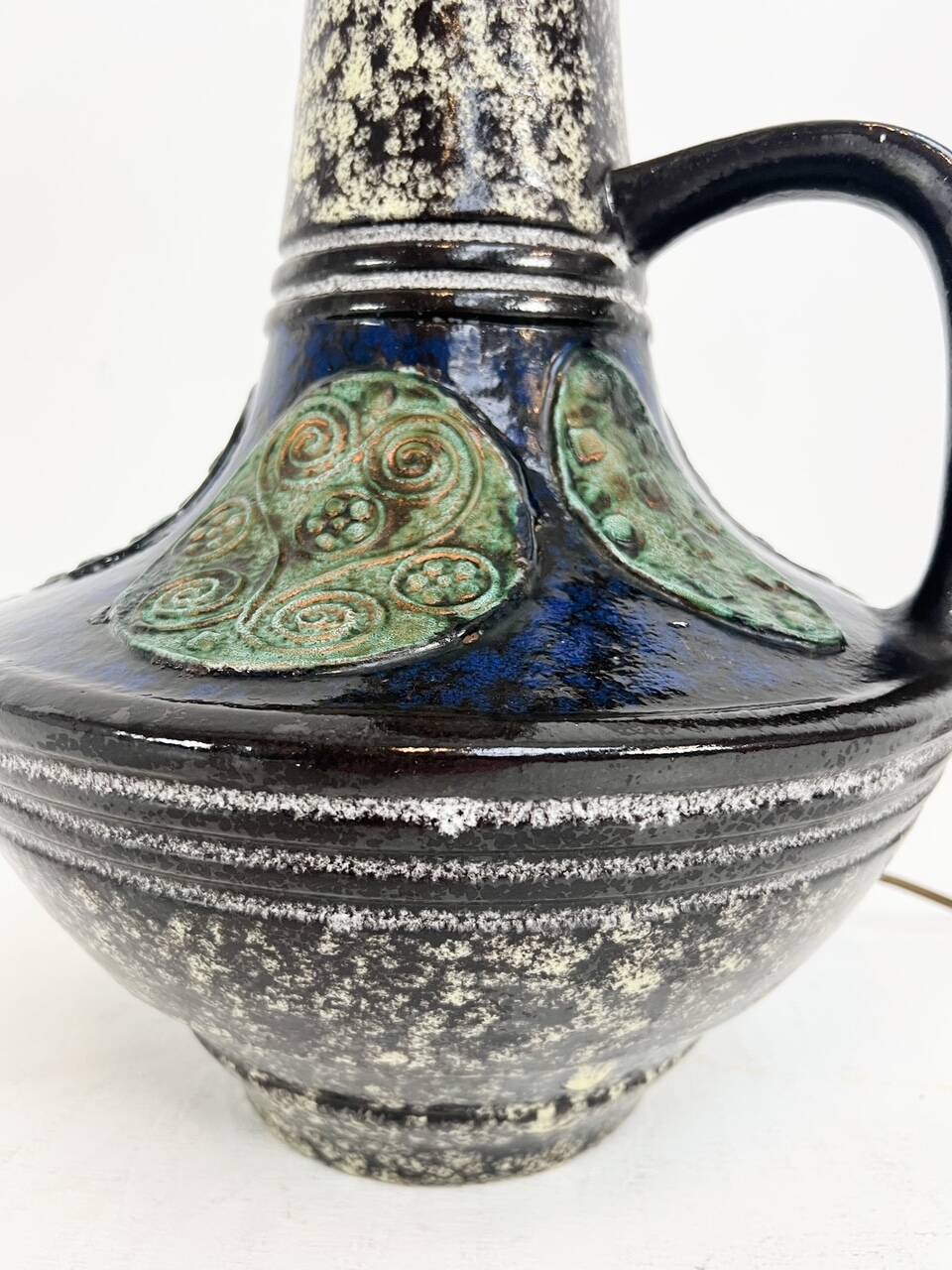 Ceramic Standard floor lamp in West Germany style, 1970s