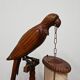 Mid Century Modern "Parrot" floor lamp attributed to Aldo Tura, 1950s.