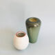 Duo of Dutch ceramic vases