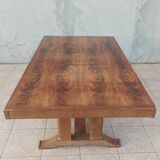 Art Deco table in burr walnut