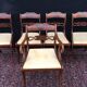 Set of 4 chairs and 1 armchair