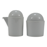 Sugar bowl and creamer postmodern Cupola by Mario Bellini for Rosenthal studio-line