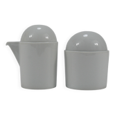 Sugar bowl and creamer postmodern Cupola by Mario Bellini for Rosenthal studio-line