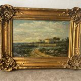 French landscape dated 1922