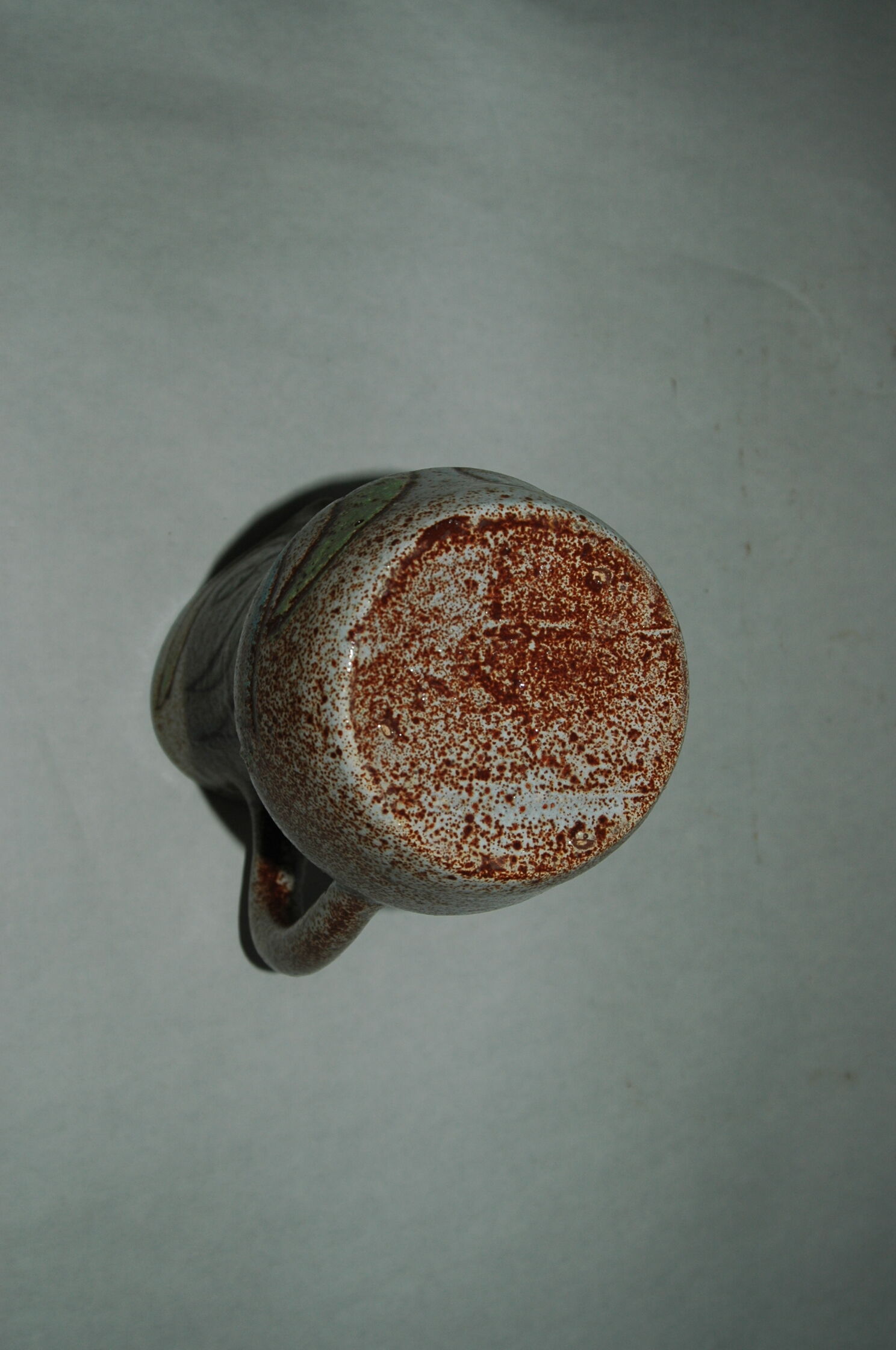 Pitcher ceramic vase zoomorphic bird Accolay 1960