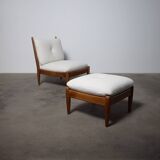 Mid Century Bouclé Lounge Chair, 1960s