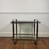 1960s-70s rolling trolley in the style of Martini & Rossi