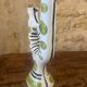 REVERNAY. Barbotine vase sculpture 1970s h 25cm
